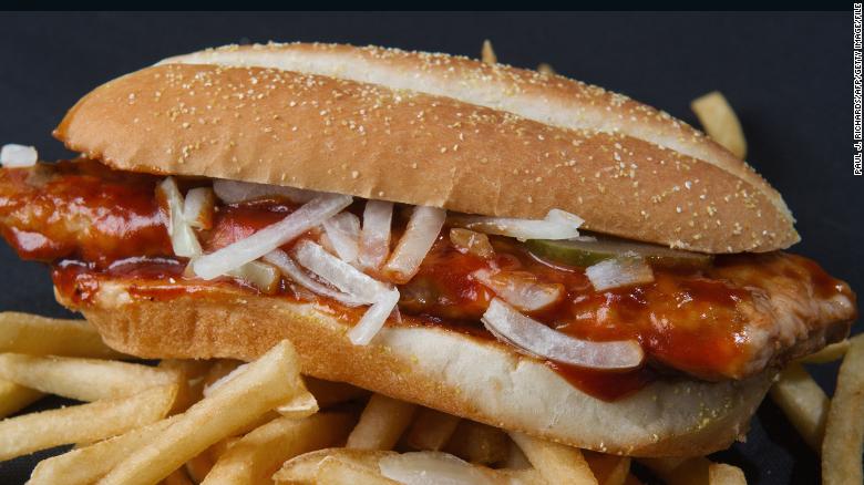 The McRib is Back
