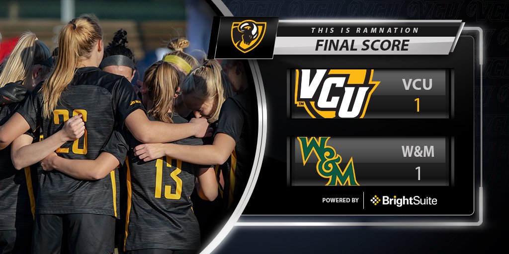 VCU WOMEN’S SOCCER TIES WILLIAM AND MARY 1-1 - WVCW